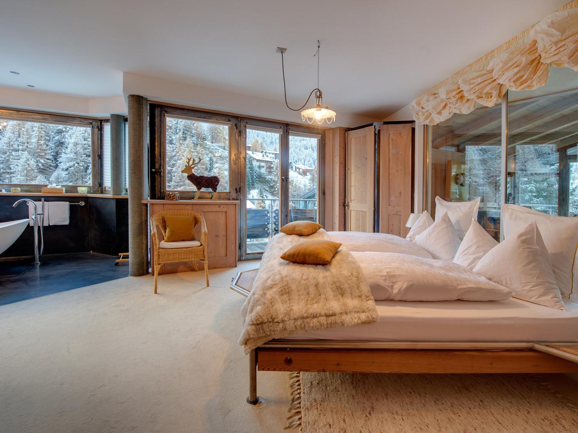Backstage Hotel Serviced Apartments Zermatt Exterior foto